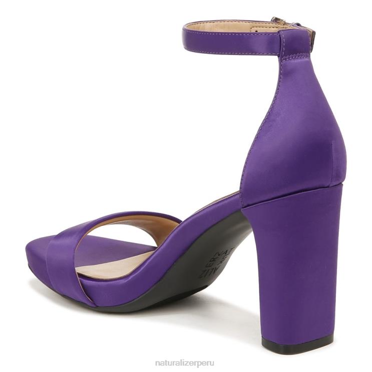 mujer Naturalizer tela morada sandalia de vestir alegría RTZ4T70
