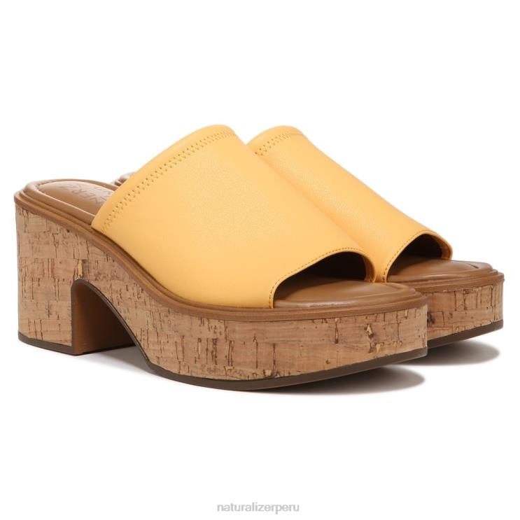 mujer Naturalizer sintético amarillo sandalias Cassie RTZ4T620