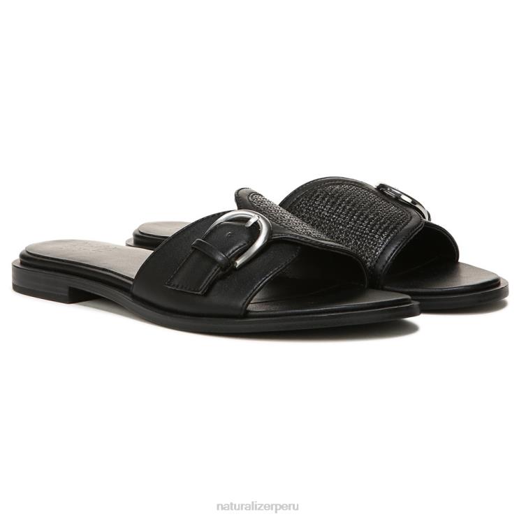 mujer Naturalizer sintético negro sandalias lilia RTZ4T546