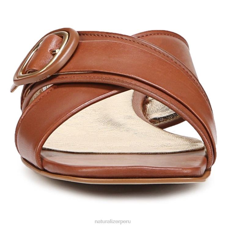 mujer Naturalizer cuero marrón té inglés sandalia 27 edit naia RTZ4T229