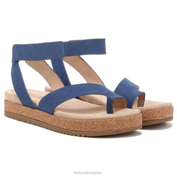 mujer Naturalizer nubuck sintético azul sandalia alma divina RTZ4T523