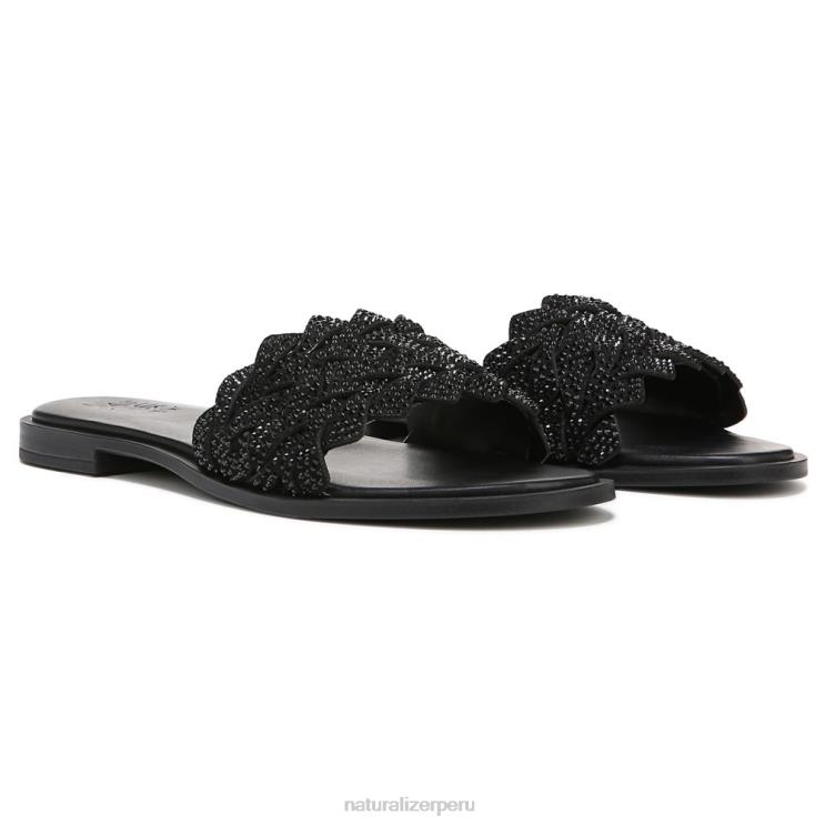 mujer Naturalizer tela negra sandalia fernanda RTZ4T344