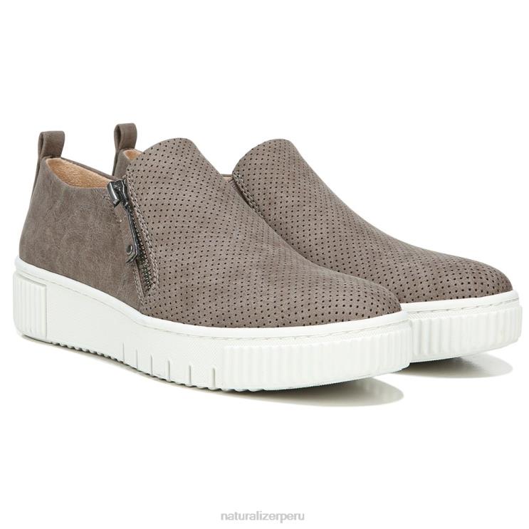 mujer Naturalizer sintético gris Zapatillas sin cordones Soul Turner RTZ4T420