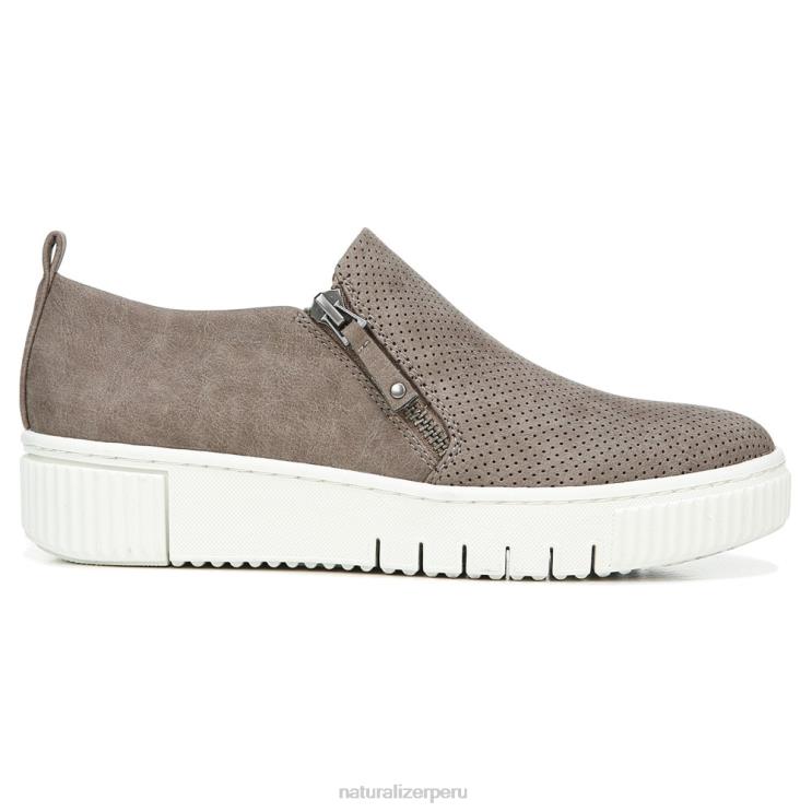 mujer Naturalizer sintético gris Zapatillas sin cordones Soul Turner RTZ4T420