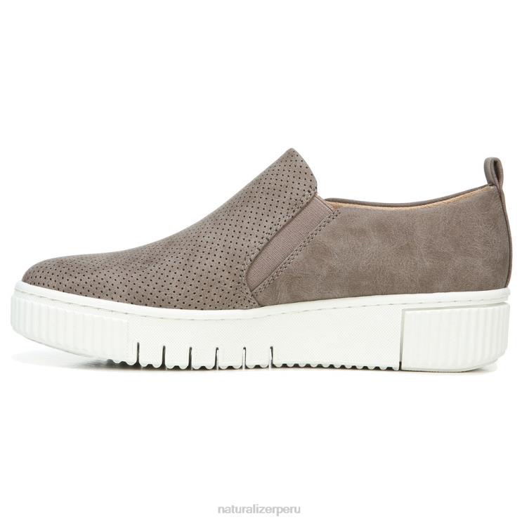 mujer Naturalizer sintético gris Zapatillas sin cordones Soul Turner RTZ4T420