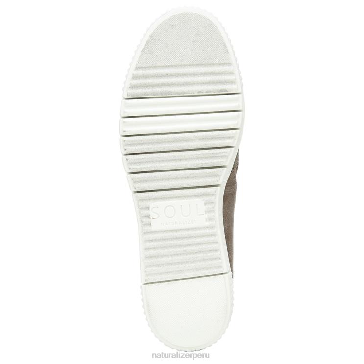 mujer Naturalizer sintético gris Zapatillas sin cordones Soul Turner RTZ4T420
