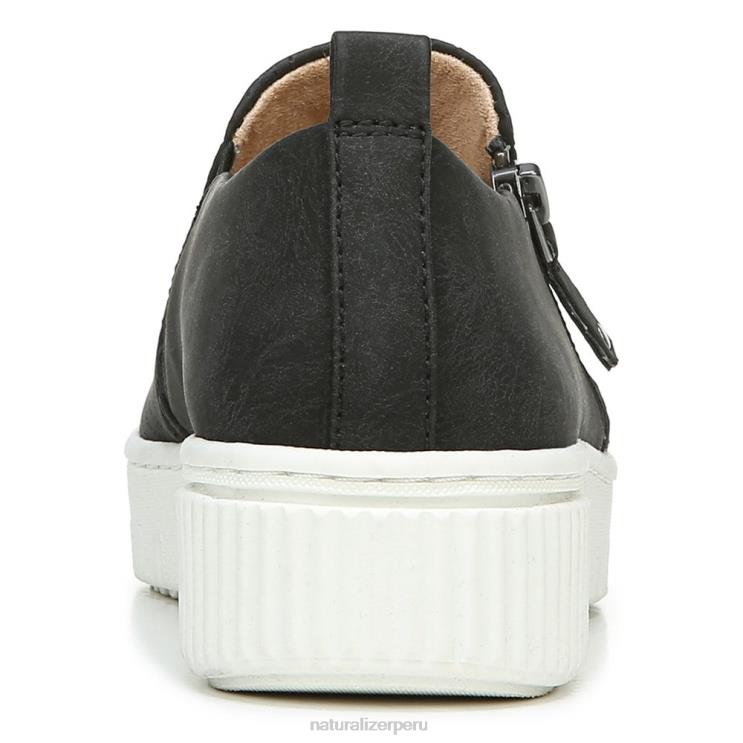 mujer Naturalizer sintético negro Zapatillas sin cordones Soul Turner RTZ4T419