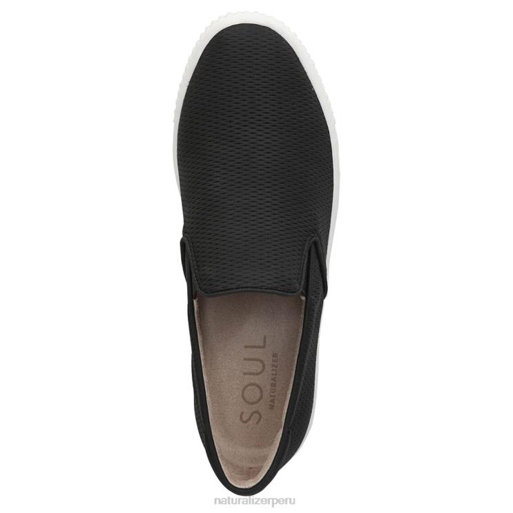 mujer Naturalizer sintético negro zapatilla sin cordones soul tia RTZ4T400