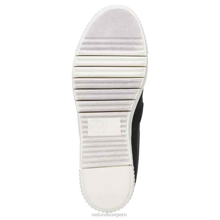 mujer Naturalizer sintético negro zapatilla sin cordones soul tia RTZ4T400