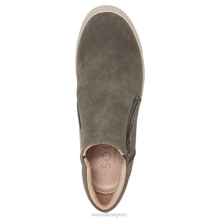 mujer Naturalizer sintético verde oliva oscuro zapatillas soul turner mid RTZ4T688