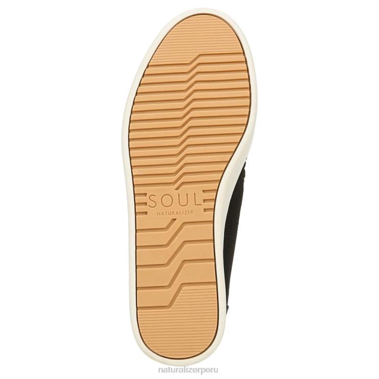 mujer Naturalizer tela negra zapatillas sin cordones soul kemper RTZ4T333