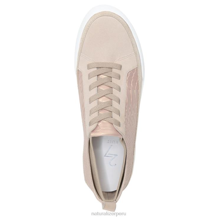 mujer Naturalizer ante tostado lino/piel de serpiente 27 editar zapatilla valarie RTZ4T275