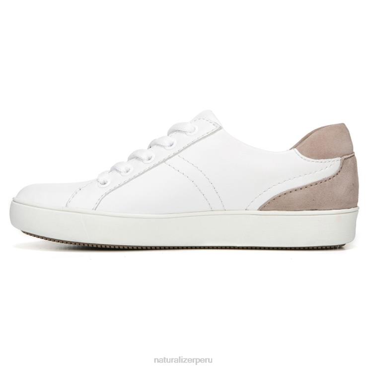 mujer Naturalizer cuero blanco zapatilla morrison RTZ4T233