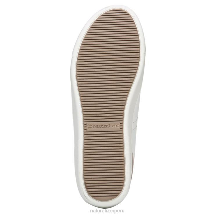 mujer Naturalizer cuero blanco zapatilla morrison RTZ4T233