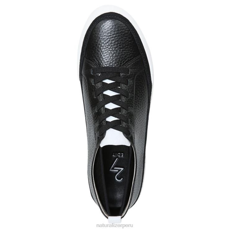 mujer Naturalizer cuero granulado negro 27 editar zapatilla valarie RTZ4T274