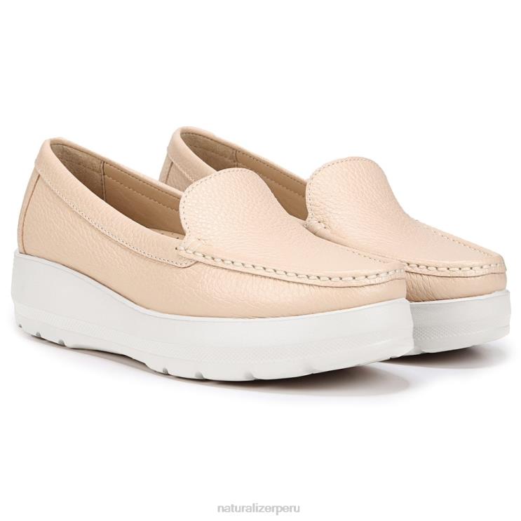 mujer Naturalizer cuero beige mocasín luanna RTZ4T40