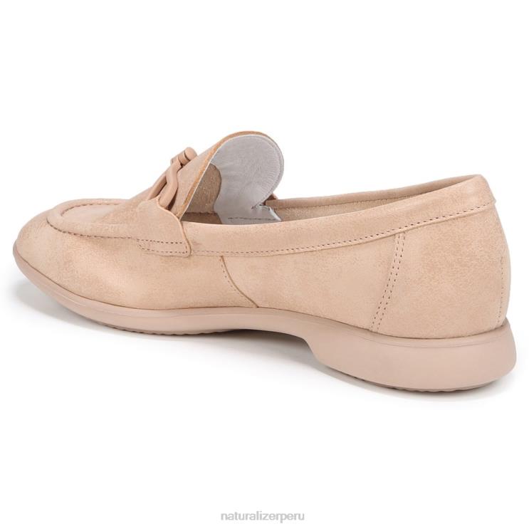 mujer Naturalizer cuero beige mocasines sin cordones Ravenna RTZ4T78