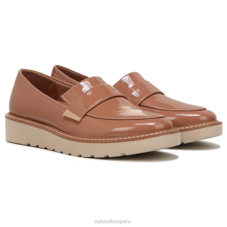 mujer Naturalizer cuero marrón mocasín adiline RTZ4T170