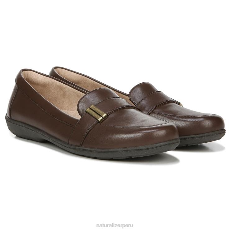 mujer Naturalizer cuero marrón mocasín soul kentley RTZ4T424