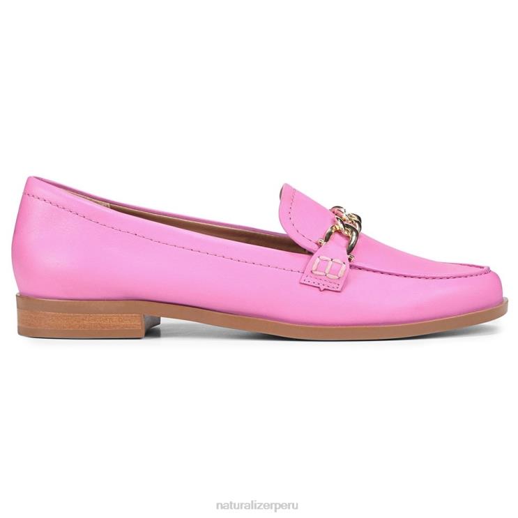 mujer Naturalizer cuero rosa rosa salvaje mocasín aserrador RTZ4T405