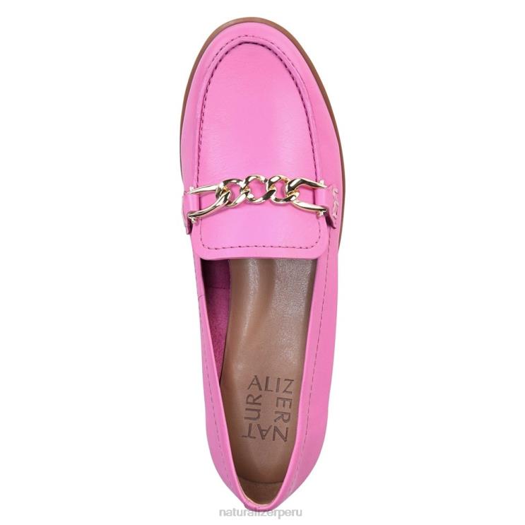 mujer Naturalizer cuero rosa rosa salvaje mocasín aserrador RTZ4T405
