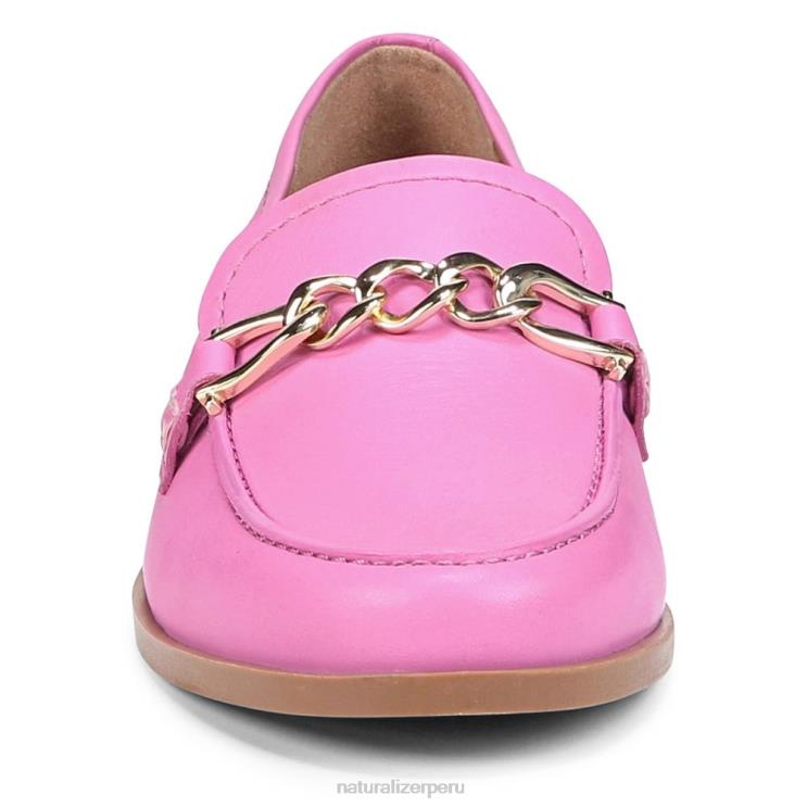 mujer Naturalizer cuero rosa rosa salvaje mocasín aserrador RTZ4T405