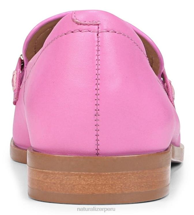 mujer Naturalizer cuero rosa rosa salvaje mocasín aserrador RTZ4T405