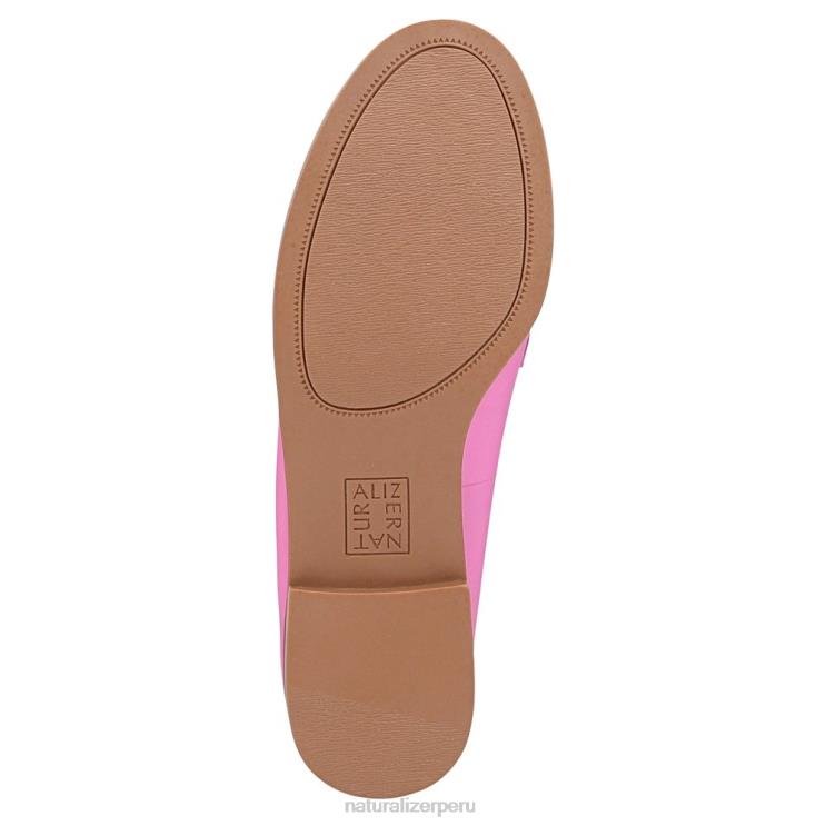 mujer Naturalizer cuero rosa rosa salvaje mocasín aserrador RTZ4T405