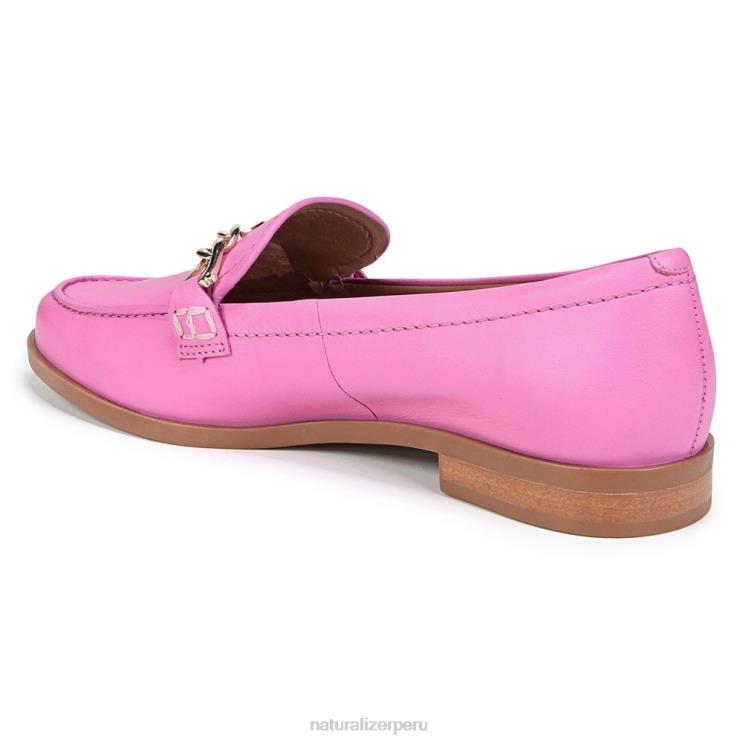 mujer Naturalizer cuero rosa rosa salvaje mocasín aserrador RTZ4T405