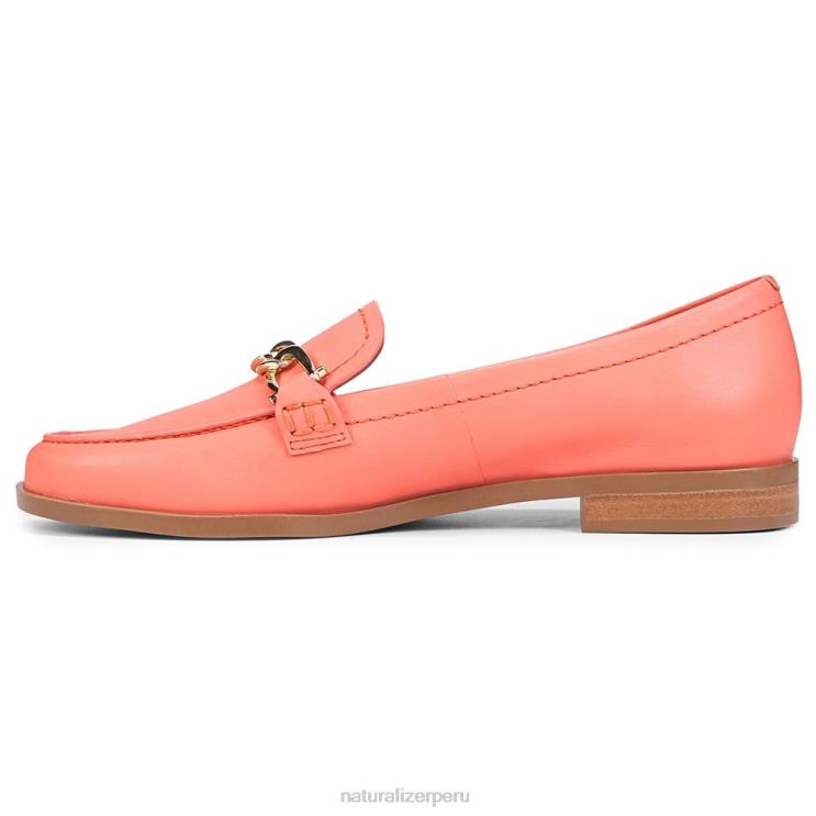 mujer Naturalizer piel de melocotón coral mocasín aserrador RTZ4T404