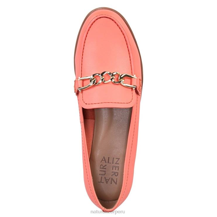 mujer Naturalizer piel de melocotón coral mocasín aserrador RTZ4T404