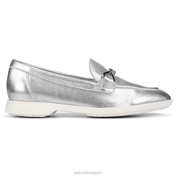 mujer Naturalizer plata mocasines sin cordones Ravenna RTZ4T76