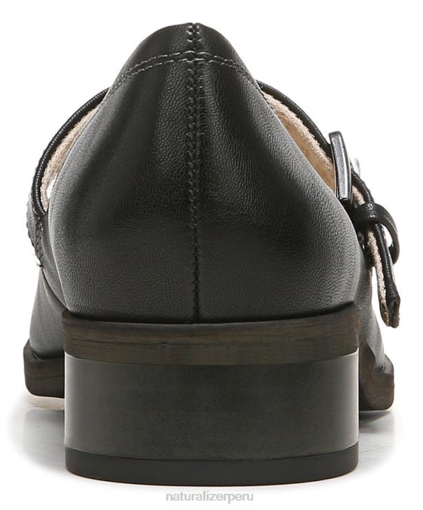 mujer Naturalizer sintético liso negro alma ramona merceditas planas RTZ4T347