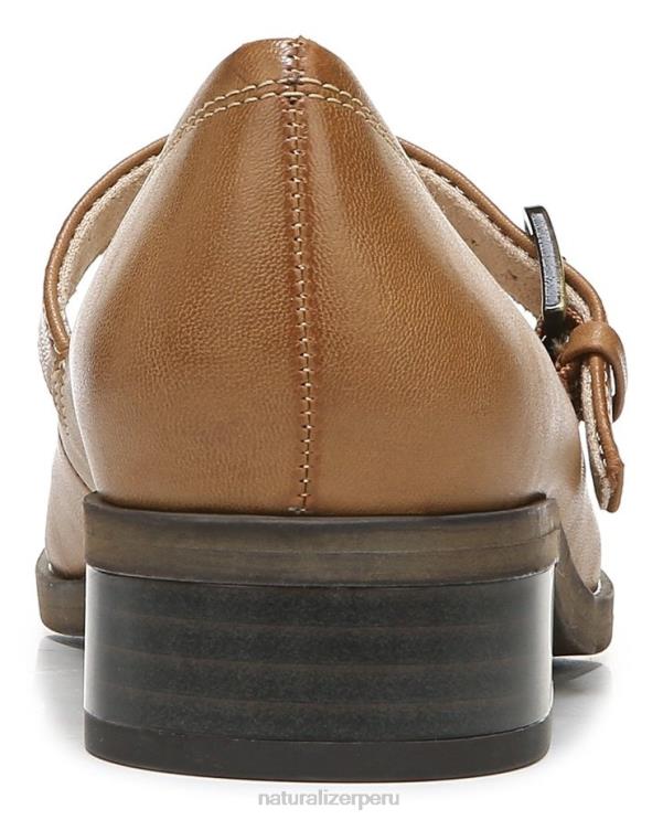 mujer Naturalizer té inglés marrón sintético alma ramona merceditas planas RTZ4T348