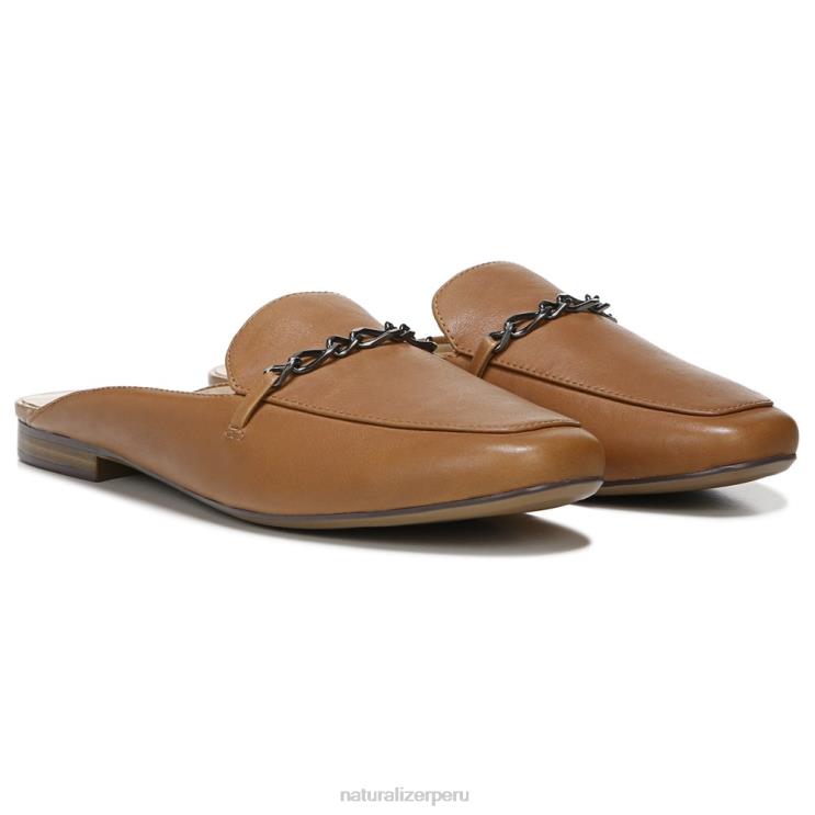 mujer Naturalizer cuero marrón rojizo emiline mula RTZ4T63