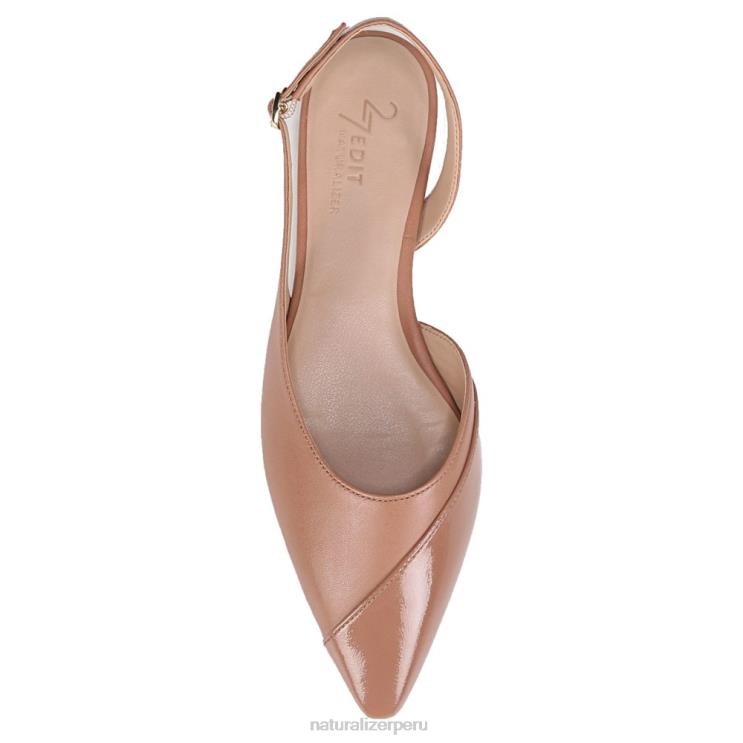 mujer Naturalizer cuero marrón avellana 27 editar makenna plano RTZ4T384