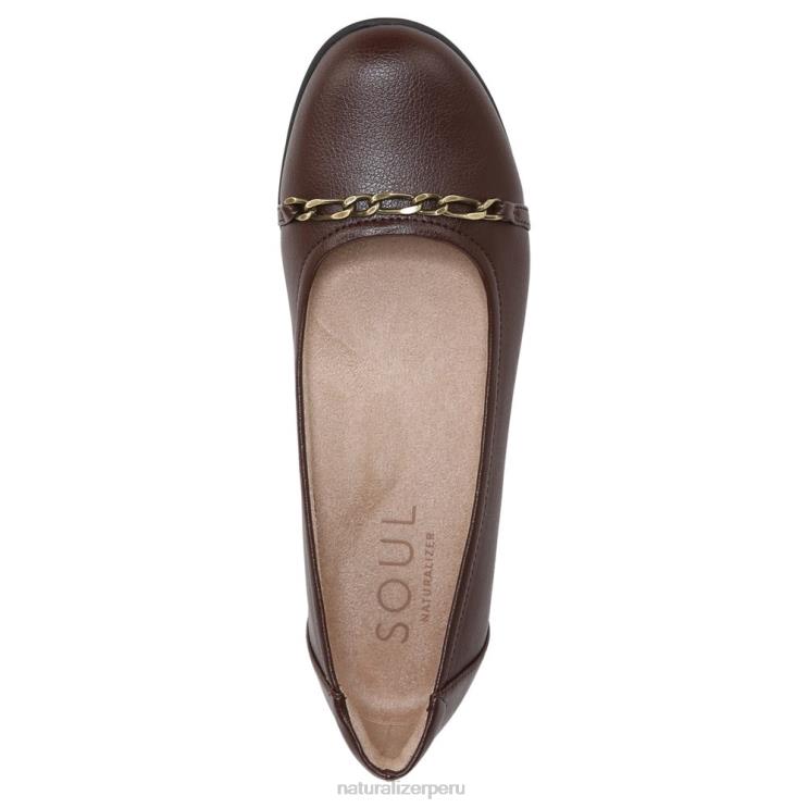 mujer Naturalizer marrón café sintético alma mística plana RTZ4T45