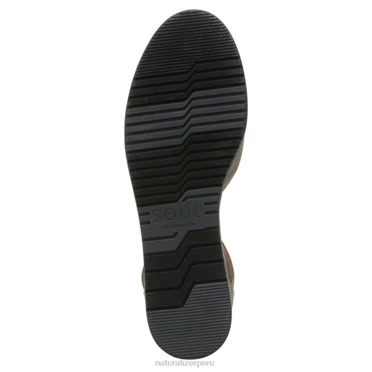 mujer Naturalizer nubuck sintético gris introducción del alma plana RTZ4T330