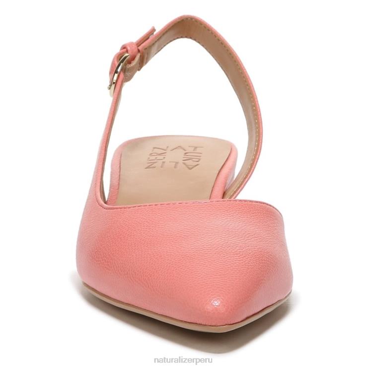 mujer Naturalizer piel de melocotón coral bancos puntiagudos planos RTZ4T90