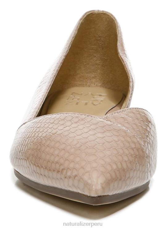 mujer Naturalizer piel de serpiente malva vintage kristin plana RTZ4T267