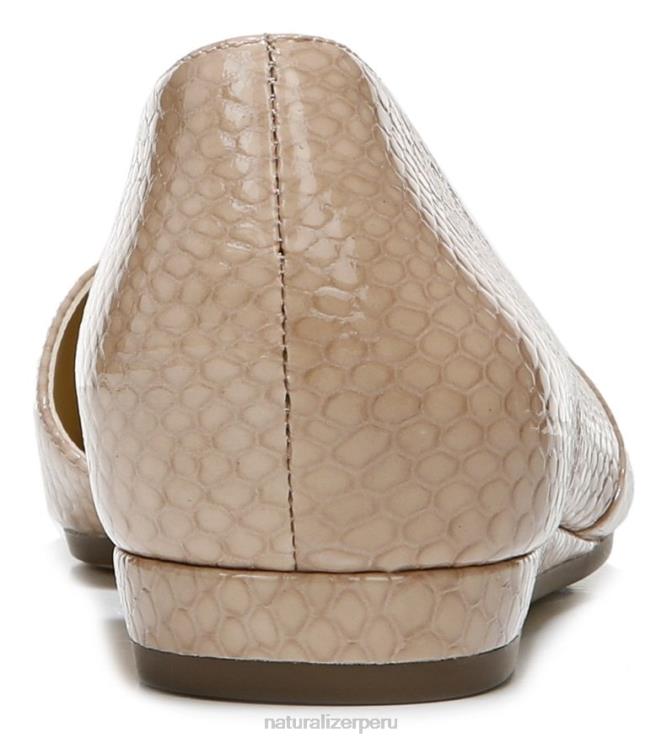 mujer Naturalizer piel de serpiente malva vintage kristin plana RTZ4T267