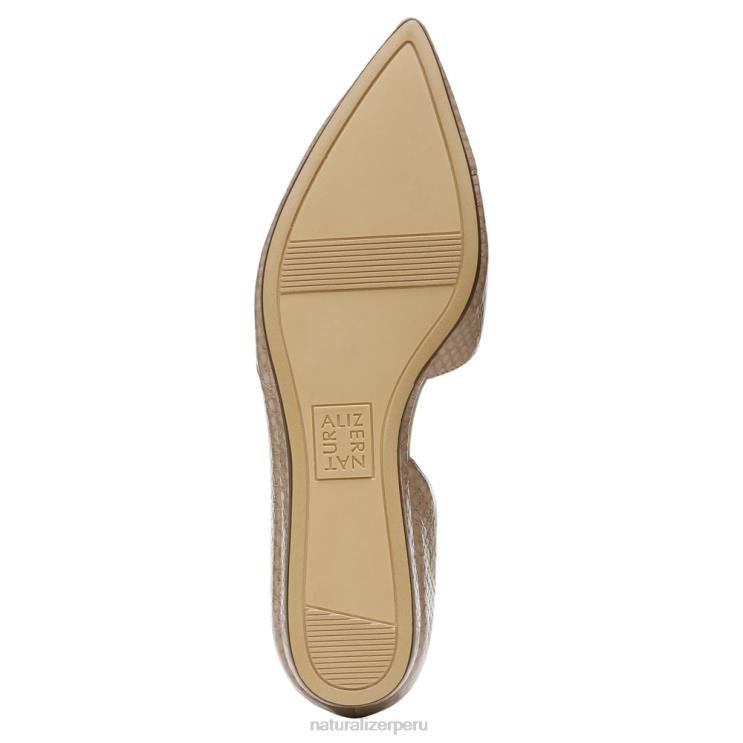 mujer Naturalizer piel de serpiente malva vintage kristin plana RTZ4T267