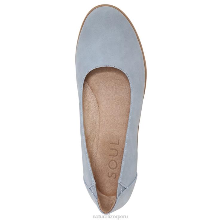 mujer Naturalizer polvo azul sintético alma idea bailarina plana RTZ4T365