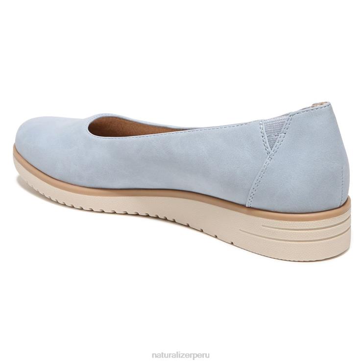 mujer Naturalizer polvo azul sintético alma idea bailarina plana RTZ4T365