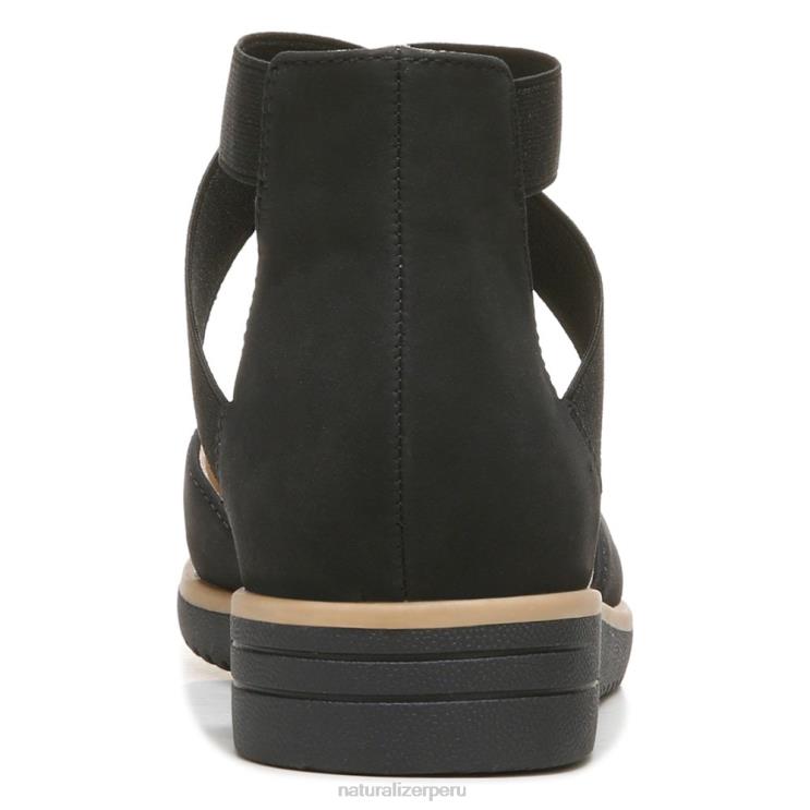 mujer Naturalizer sintético negro introducción del alma plana RTZ4T328