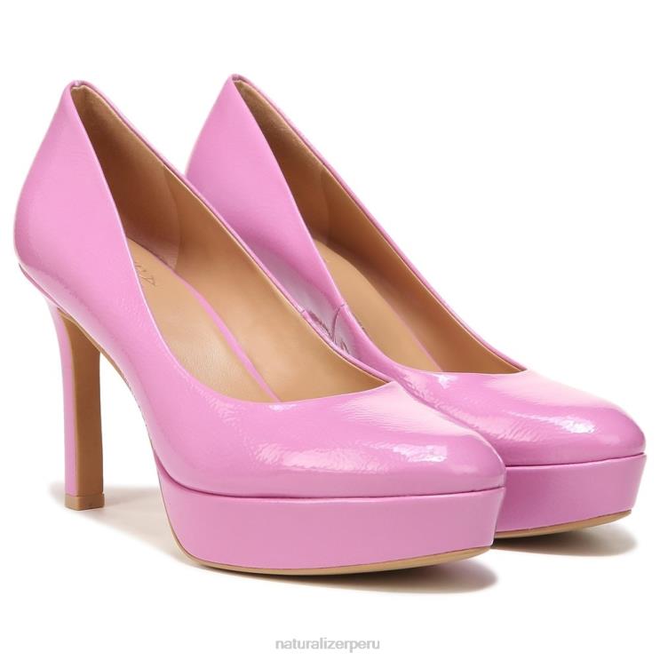 mujer Naturalizer charol rosa salvaje bomba camilla RTZ4T194