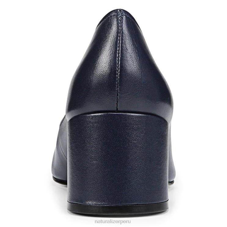 mujer Naturalizer cuero azul marino francés 27 editar bomba rebecca RTZ4T418