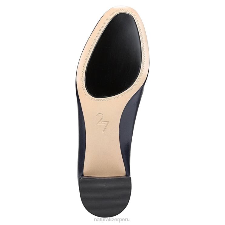 mujer Naturalizer cuero azul marino francés 27 editar bomba rebecca RTZ4T418