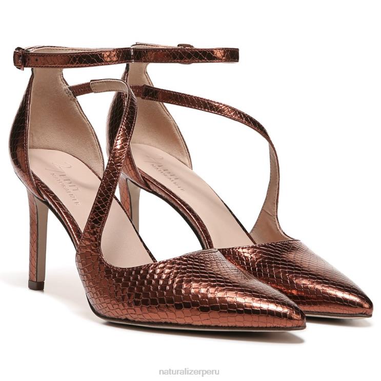 mujer Naturalizer cuero de serpiente de cobre 27 editar bomba abilyn RTZ4T134