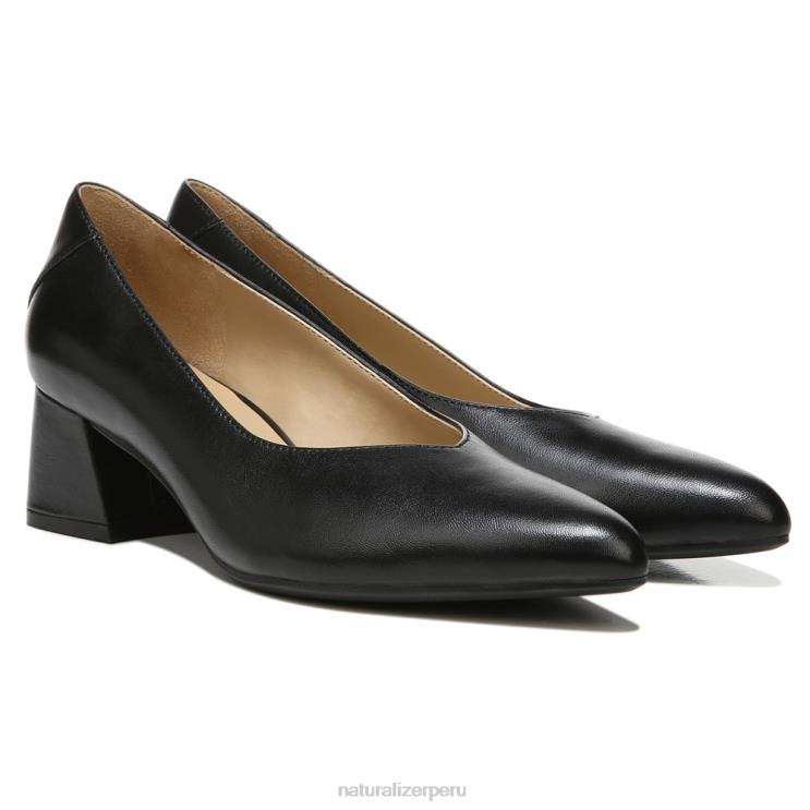 mujer Naturalizer cuero negro bomba malynn RTZ4T592